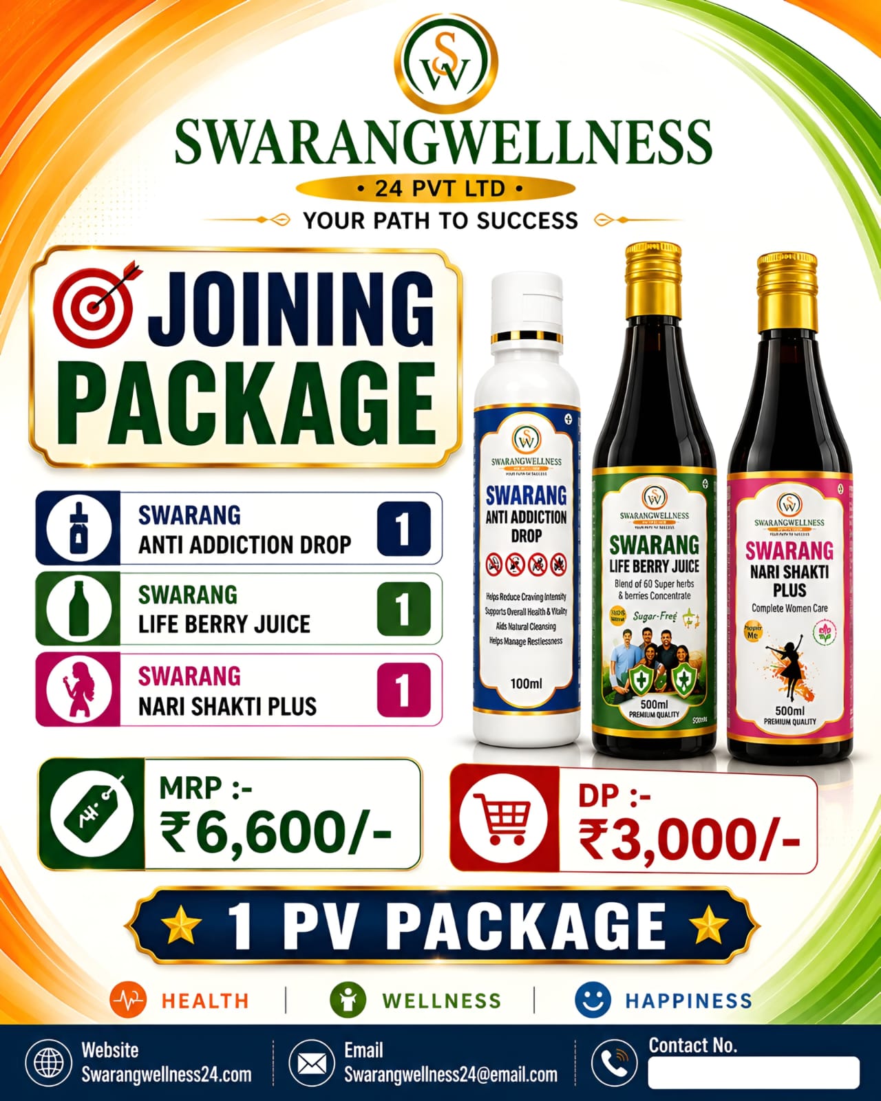 Nari Shakti Plus ×2 + Saksham 24 Pad ×1 Joining Package